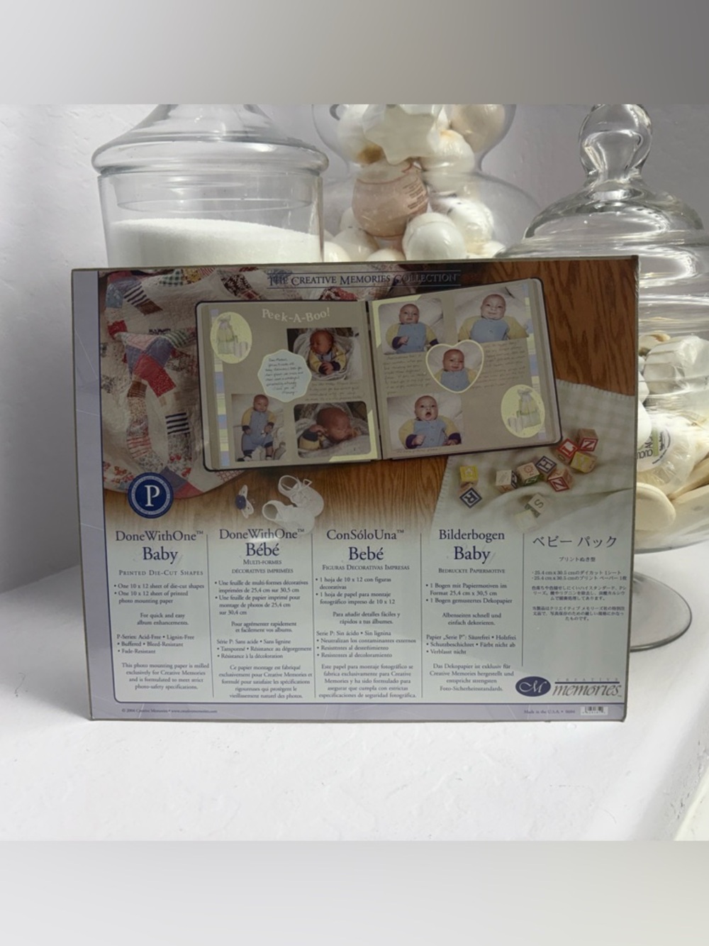 Creative Memories Done With One Baby Scrapbook NIP Retired